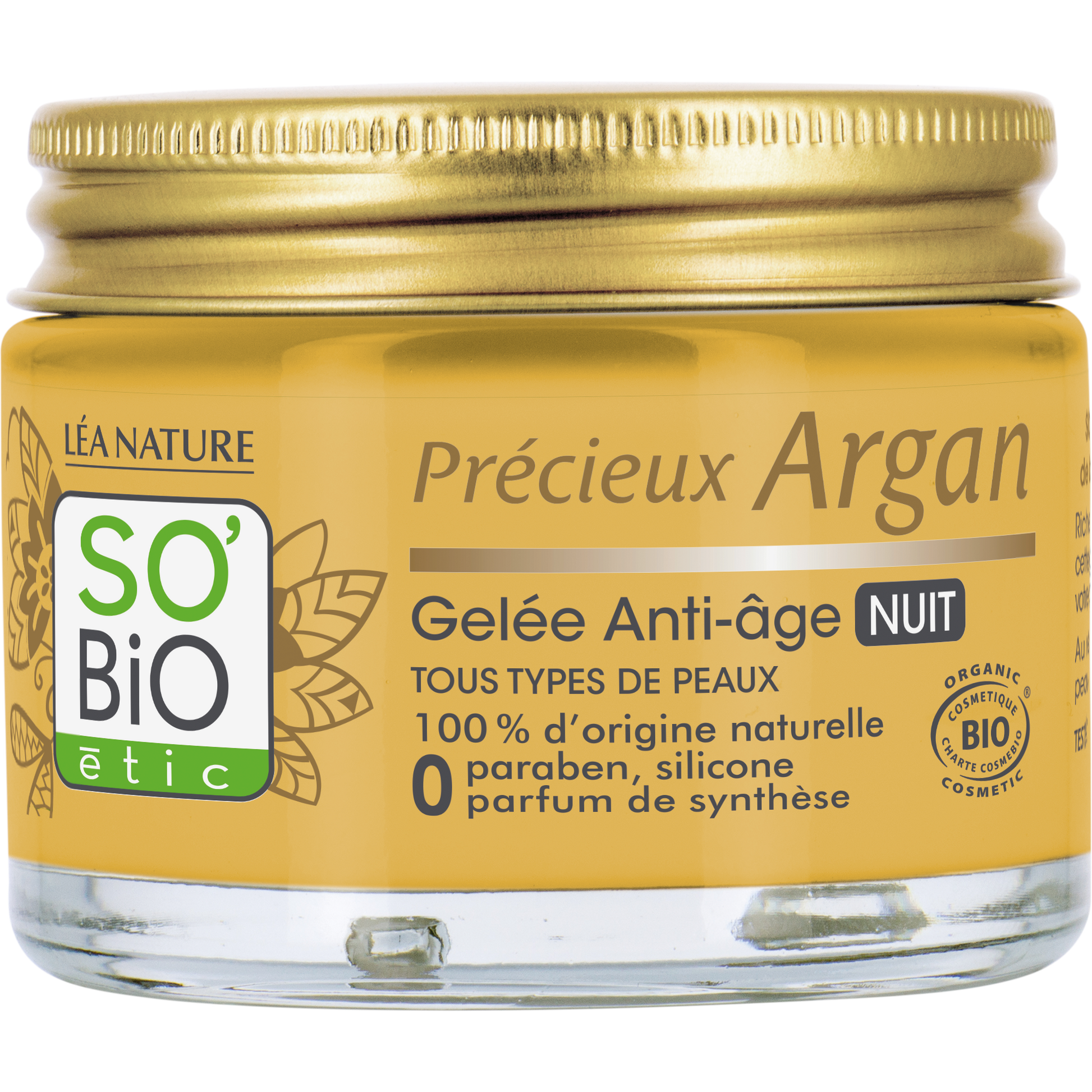 So Bio Etic Argan anti-aging night gel 40.00 Milliliter