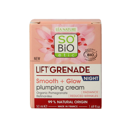 So Bio Etic Lift grenade night cream 50 Milliliter