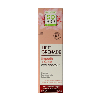 So Bio Etic Lift grenade eye contour cream 15 Milliliter