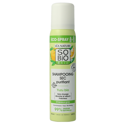So Bio Etic Purifying dry shampoo yuzu 100.00 Milliliter