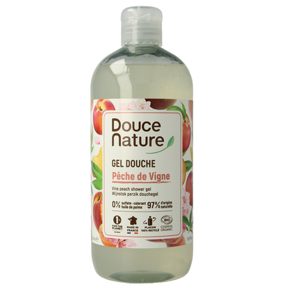 Douce Nature Douchegel perzik 500 Milliliter