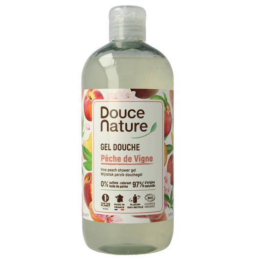 Douce Nature Douchegel perzik 500 Milliliter