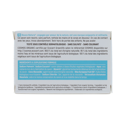 Douce Nature Unscented geurvrije zeep bar 100.00 Gram