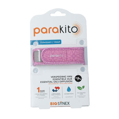 Parakito Anti mug armband volwassenen violet 1 Stuks