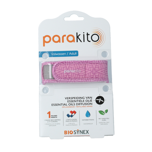 Parakito Anti mug armband volwassenen violet 1 Stuks