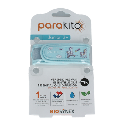 Parakito Anti mug armband junior eenhoorn 1 Stuks