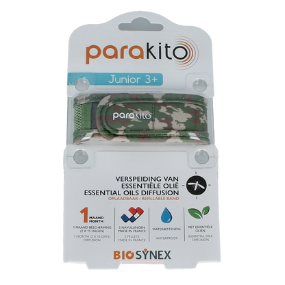 Parakito Anti mug armband junior camouflage 1.00 Stuks