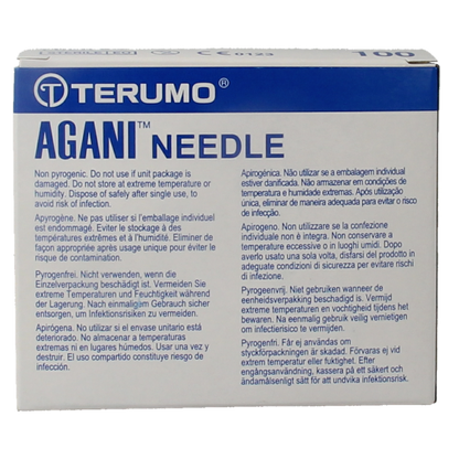 Terumo Injectienaald 21G groen 0.8 x 16 100 Stuks
