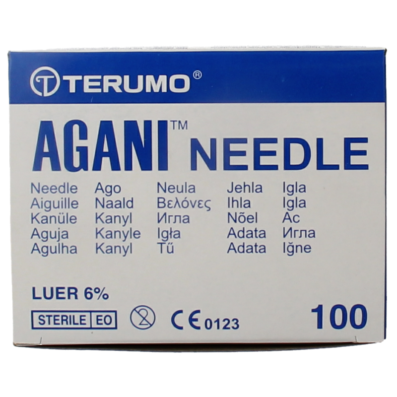 Terumo Injectienaald 21G groen 0.8 x 16 100 Stuks
