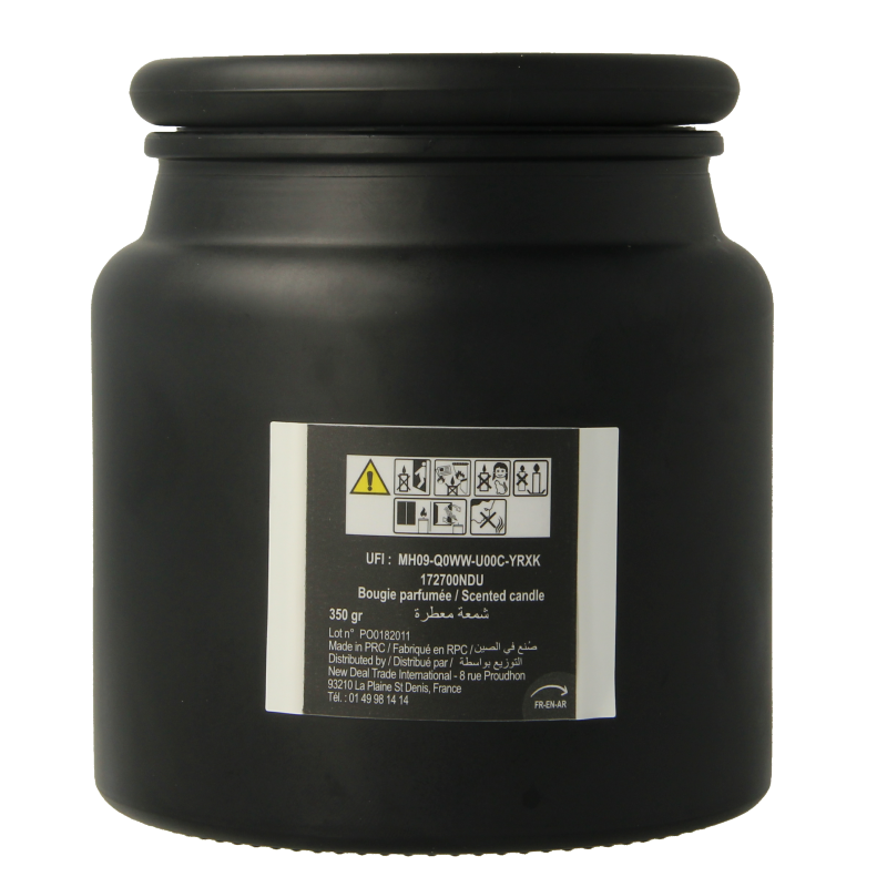 Elle Home Wood en tonka candle jar 350 Gram