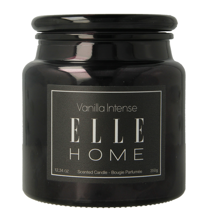 Elle Home Vanilla intense candle jar 350 Gram