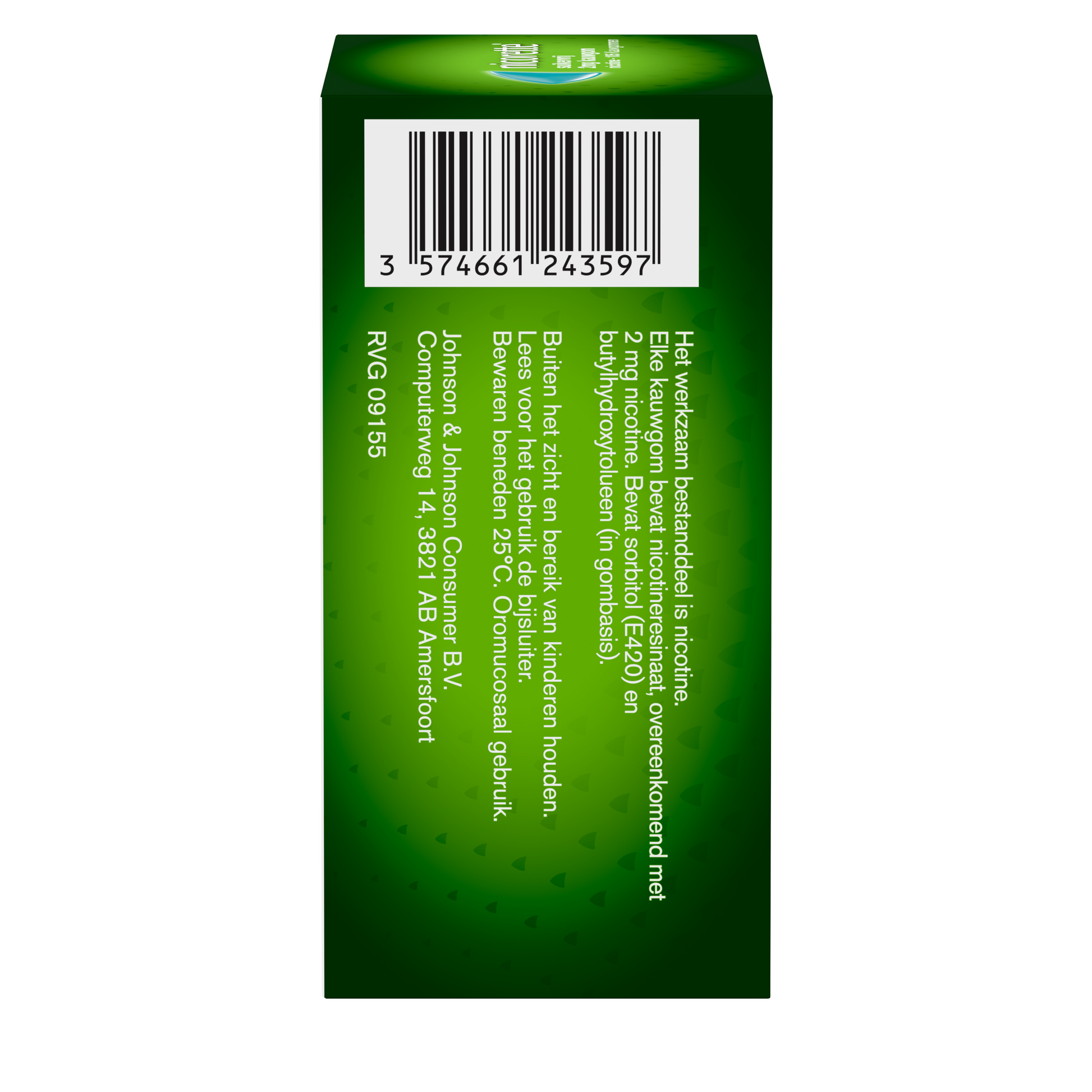 Nicorette Kauwgom 2mg classic 105.00 Stuks