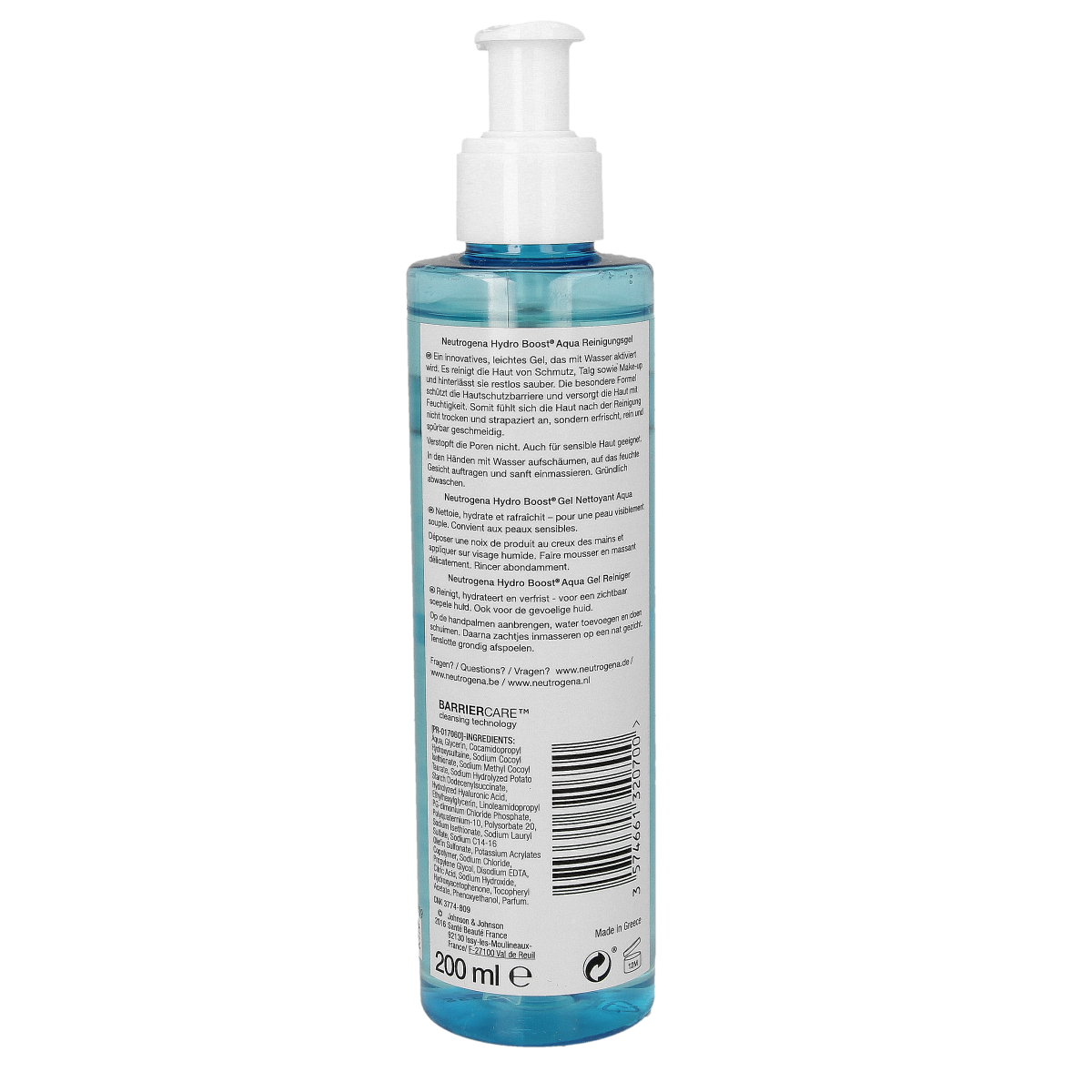 Neutrogena Hydra boost cleansing gel  200.00 Milliliter