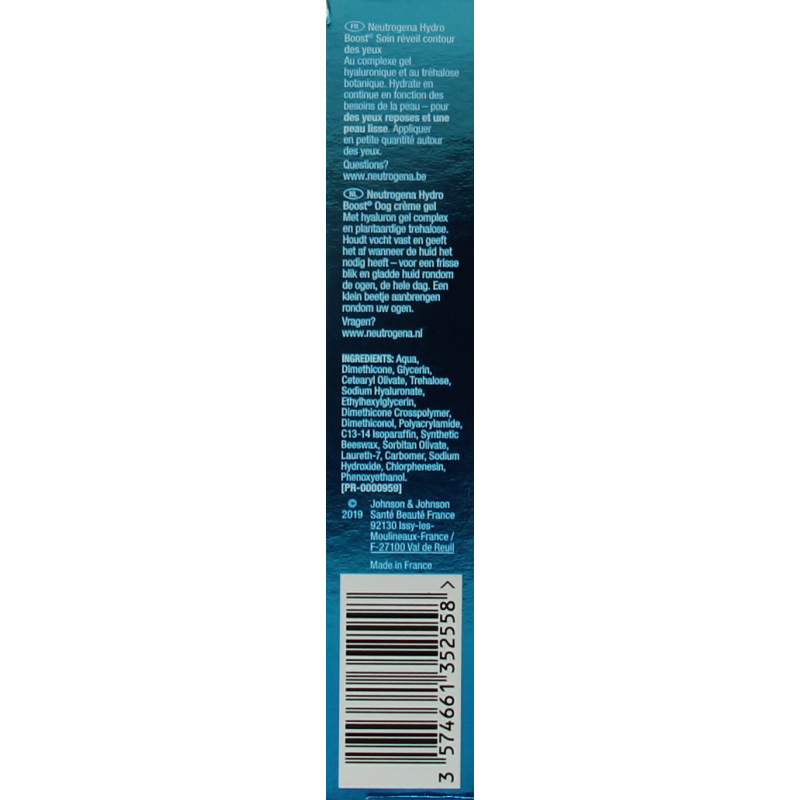 Neutrogena Hydro boost oog gel 15 Milliliter