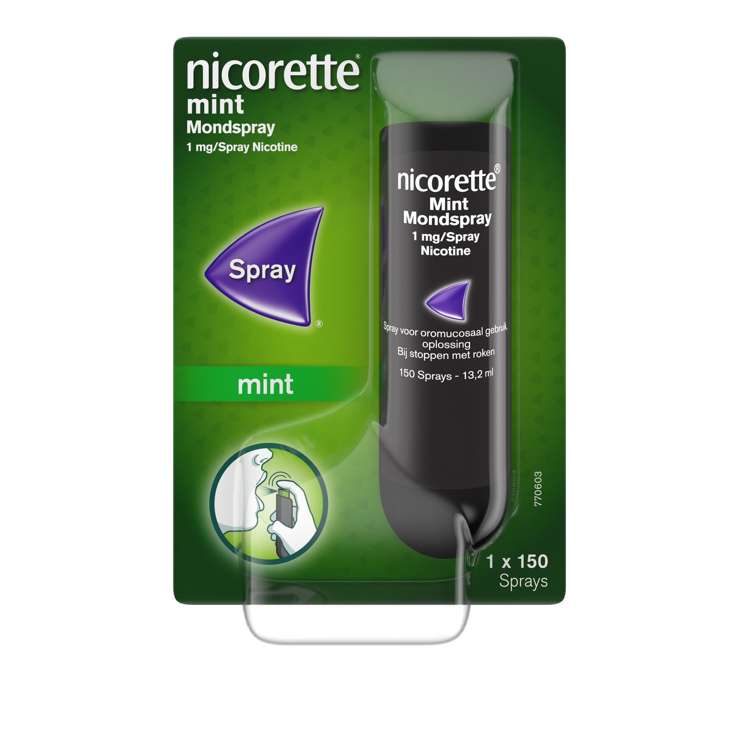 Nicorette Mondspray mint 1mg 13.20 Milliliter
