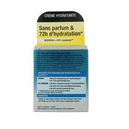 Neutrogena Hydro boost creme gel moisturiser  50 Milliliter