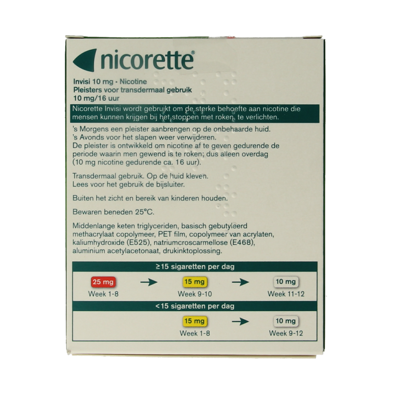 Nicorette Pleister 10mg 14 Stuks