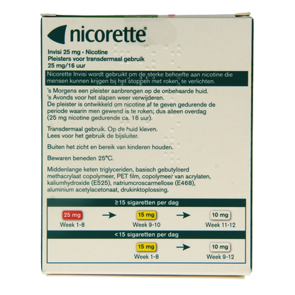 Nicorette Pleister 25mg 14 Stuks