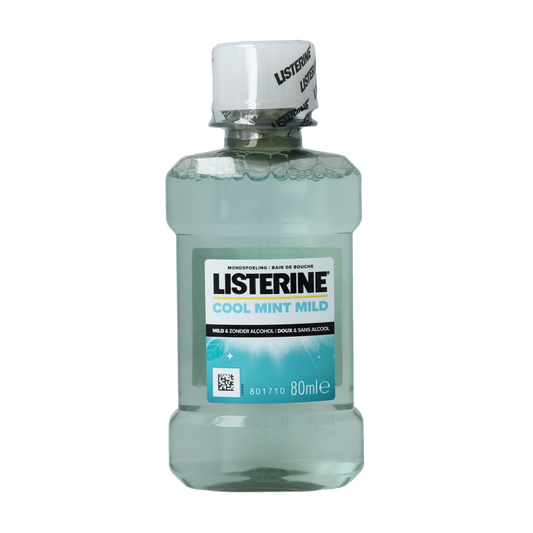 Listerine Mondwater coolmint mild 80.00 Milliliter