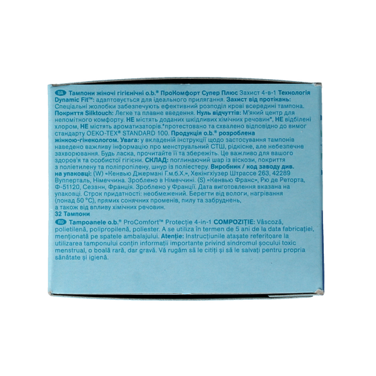 OB Tampons pro comfort advanced super plus 32.00 Stuks