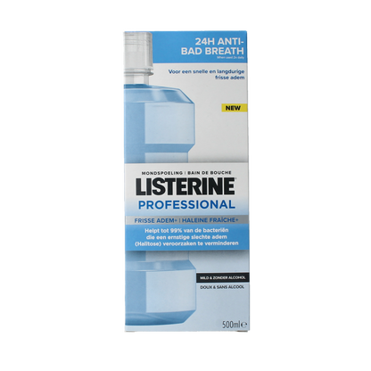 Listerine Mondwater professional fresh breath 500 Milliliter