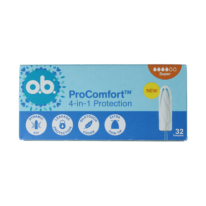 OB Tampons pro comfort advanced super 32.00 Stuks