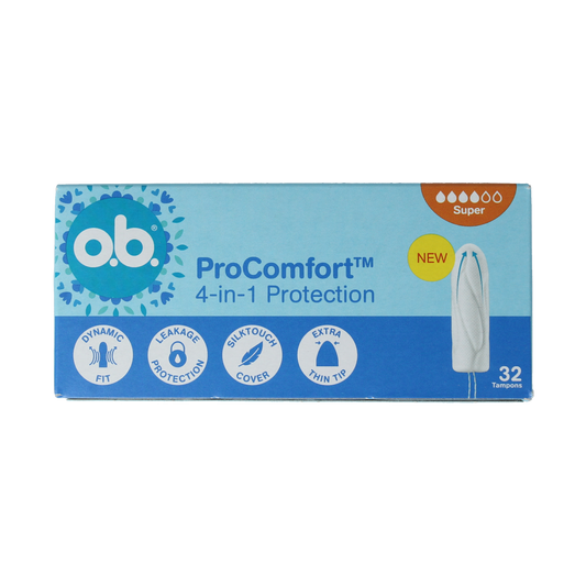 OB Tampons pro comfort advanced super 32.00 Stuks