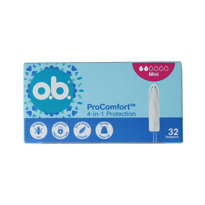 OB Tampons pro comfort advanced mini 32.00 Stuks