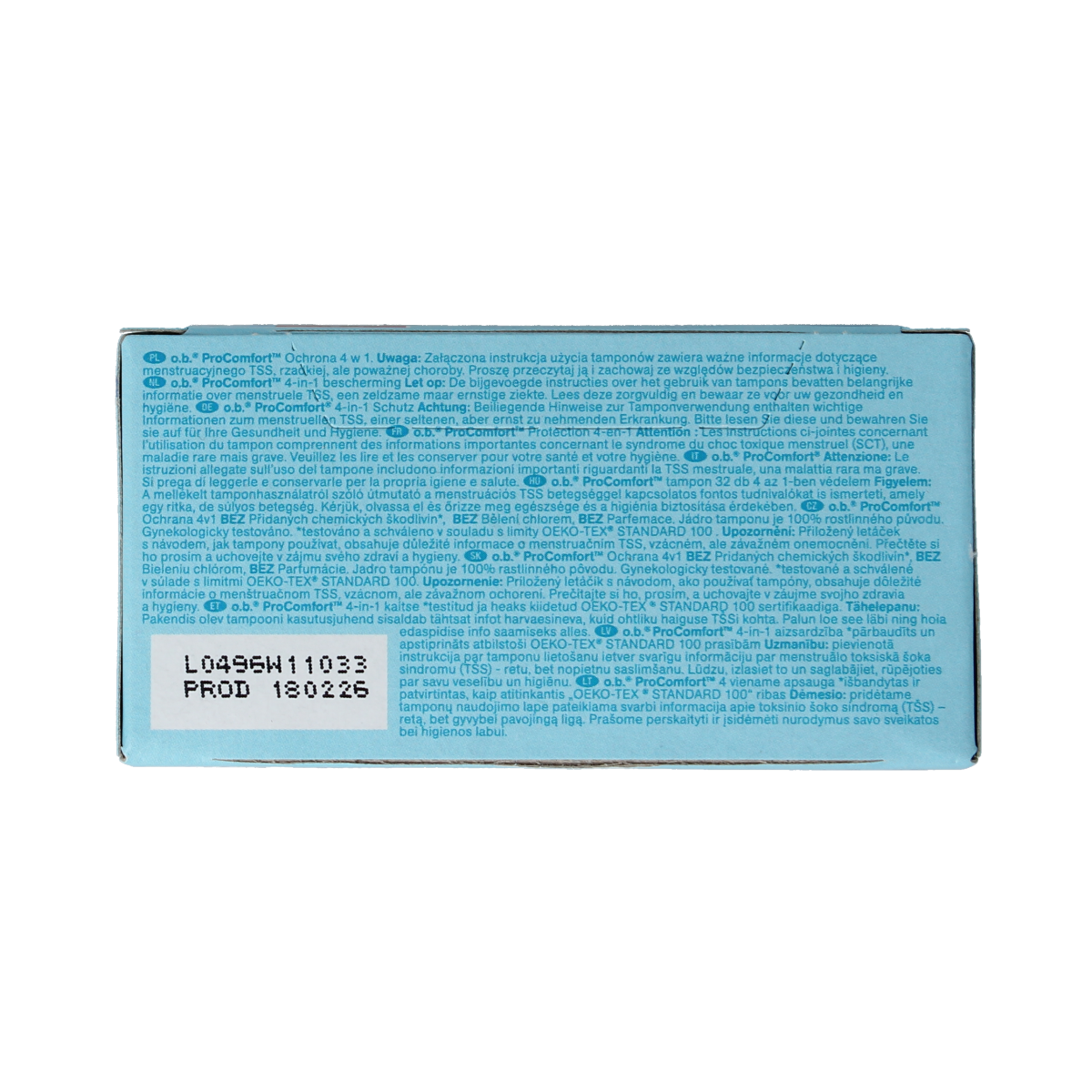 OB Tampons pro comfort advanced mini 32.00 Stuks