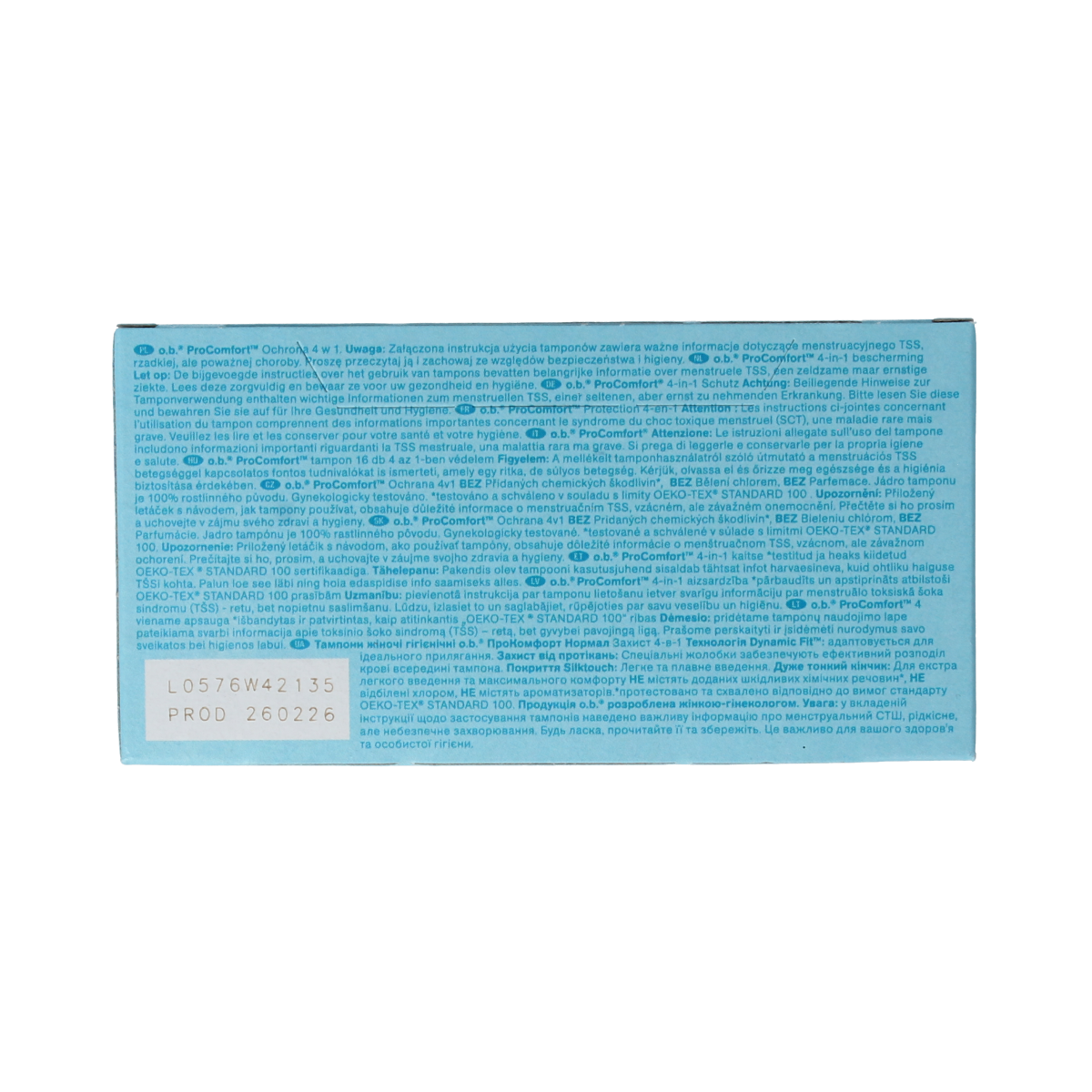 OB Tampons  pro comfort advanced normal 16.00 Stuks