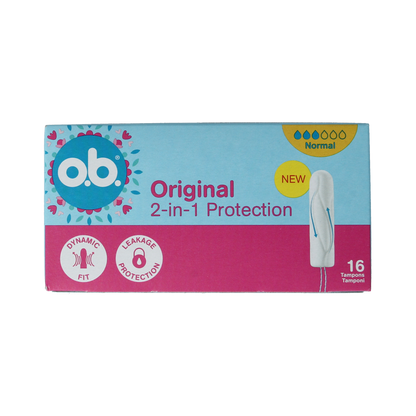 OB Tampons original dynamic fit normal 16.00 Stuks