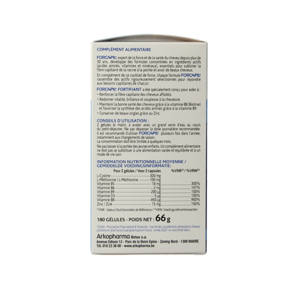 Forcapil Versterkende capsules voor haar en nagels 180 Capsules
