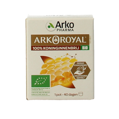 Arko Royal Royal jelly 100% koninginnebrij bio 40 Gram