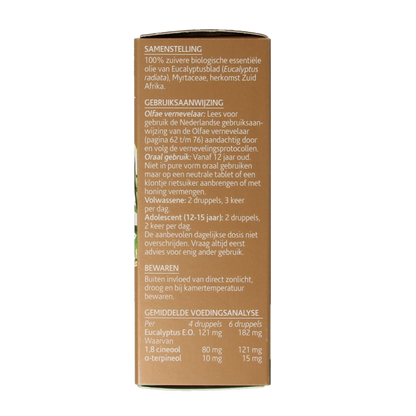 Olfae Eucalyptus radiata 08 bio 10 Milliliter