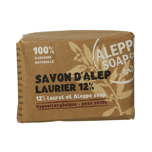 Aleppo Soap Co Zeep 12% laurier 200 Gram