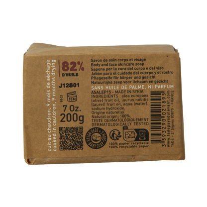 Aleppo Soap Co Zeep 12% laurier 190 Gram