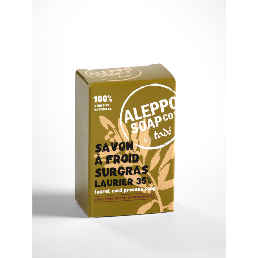 Aleppo Soap Co Zeep 35% laurier doosje 150.00 Gram