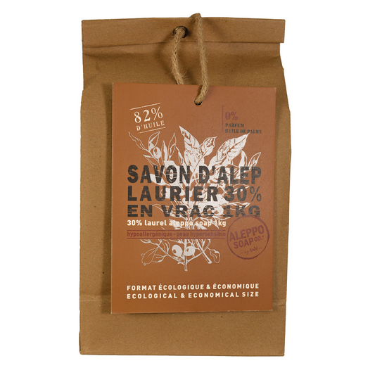 Aleppo Soap Co Zeep 30% laurier stukken 1 Kilogram