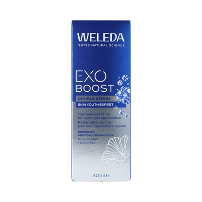 Weleda Exo boost double serum blauwe gentiaan 30.00 Milliliter