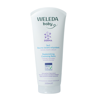 Weleda Baby derma 3 in 1 douchecreme bio 200 Milliliter