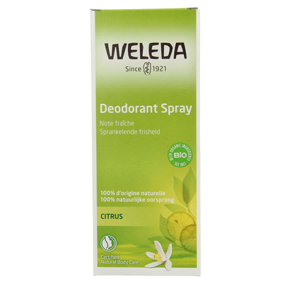 Weleda Citrus deodorant spray 100 Milliliter