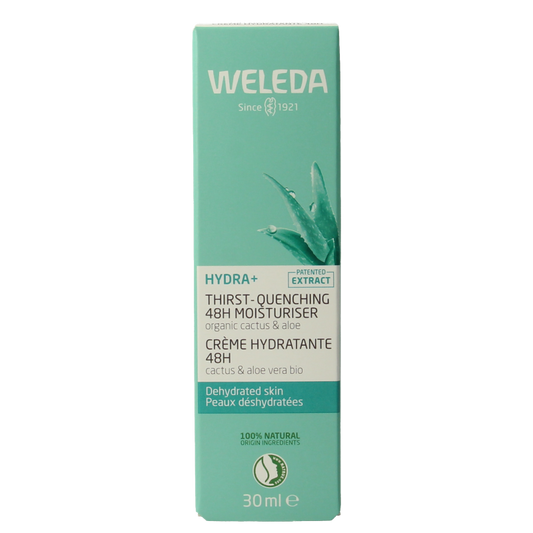 Weleda Hydra+ 48h gezichtscreme hydraterende 30 Milliliter