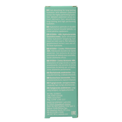 Weleda Hydra+ 48h gezichtscreme hydraterende 30 Milliliter