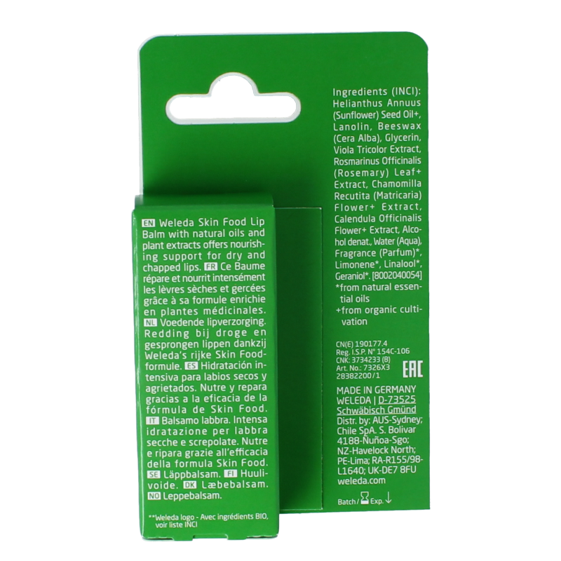 Weleda Skin food lipbalm 8 Milliliter