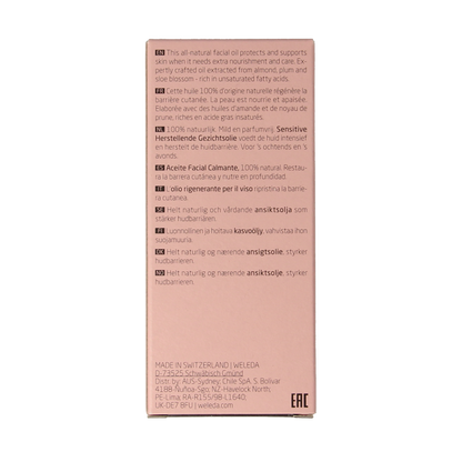 Weleda Gezichtsolie sensitive herstel 50 Milliliter