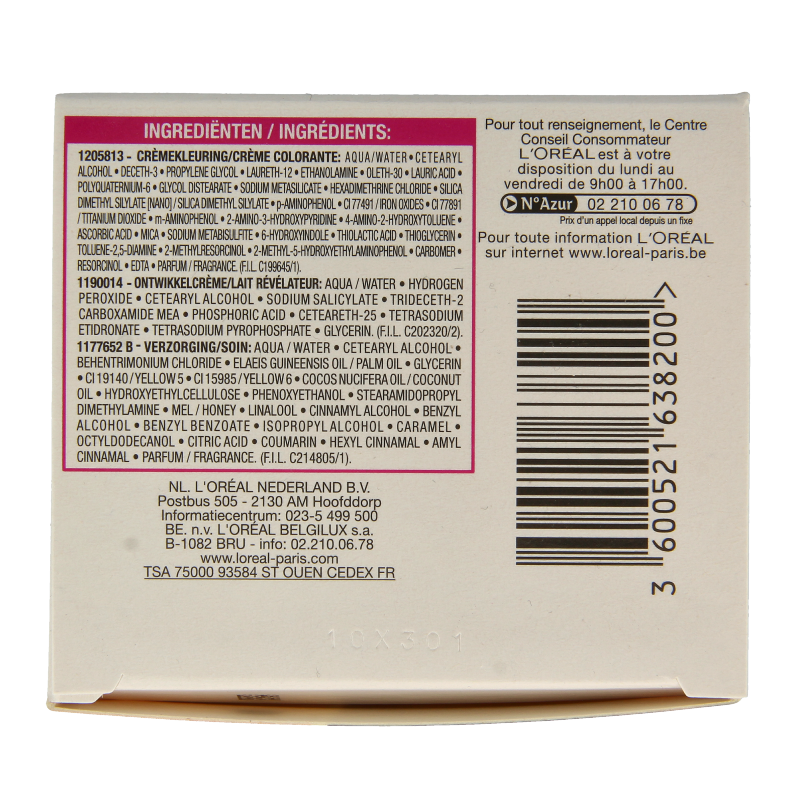 Casting Casting creme gloss 454 Brownie  1 Set