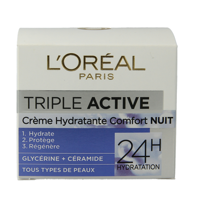 L'Oreal Paris Dermo expertise triple active nachtcreme 50 Milliliter