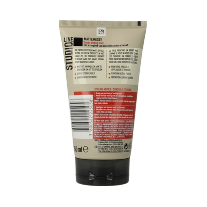 Studio Line Studio line matt & messy shine free fibre paste 150 Milliliter