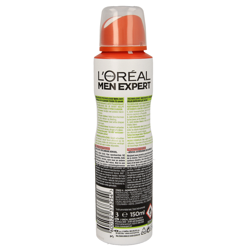 Men Expert Men expert deodorant spray shirt protect 150 Milliliter