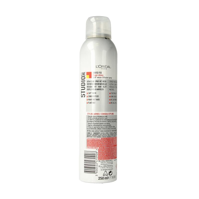 Studio Line Studio line invisible fix spray 250 Milliliter